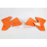UFO Radiator Covers for KTM EXC 125 1998-2000 (Orange)