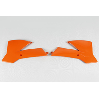 UFO Radiator Covers for KTM SX 65 2002-2008 (Orange)