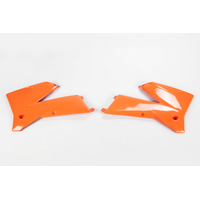 UFO Radiator Covers for KTM EXC 125 2005-2007 (Orange)