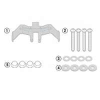 GIVI TST3110 Fit Kit for Suzuki GSX S1000F/GSX S1000 2015-2020 (3110KIT)