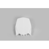 UFO Number Plate for Husqvarna TC 449 2011-2013 (White)