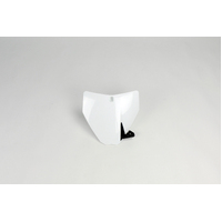 UFO Number Plate for Husqvarna TC 300 2014-2015 (White)