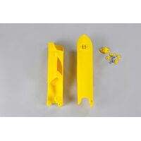 UFO Fork Protectors for Husqvarna FE 350 2014-2015 (Yellow)