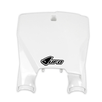 UFO Stadium Number Plate for Husqvarna FC 450 2016-2022 (White)