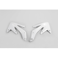UFO Radiator Covers for Honda CRF450R 2005-2008 (White)