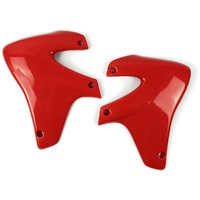 UFO Radiator Covers for Honda XR650R 2000-2023 (Red)