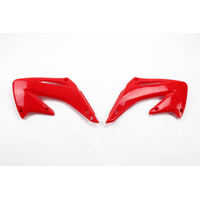 UFO Radiator Covers for Honda CR 250 2002-2007 (Red)
