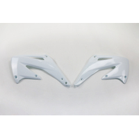 UFO Radiator Covers for Honda CRF450R 2002-2004 (White)