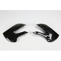 UFO Radiator Covers for Kawasaki KX 65 2001-2023 (Black)