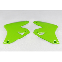 UFO Radiator Covers for Kawasaki KLX400R 2003-2023 (Green)