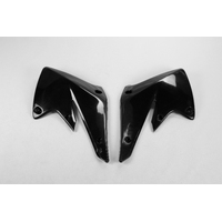 UFO Radiator Covers for Kawasaki KX250F 2004-2005 (Black)