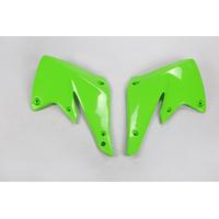 UFO Radiator Covers for Kawasaki KX250F 2004-2005 (Green)