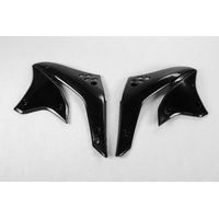 UFO Radiator Covers for Kawasaki KX450F 2006-2008 (Black)