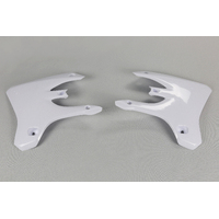 UFO Radiator Covers for Yamaha WR450F 2005-2006 (White)