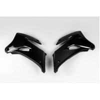 UFO Radiator Covers for Yamaha WR450F 2007-2011 (Black)