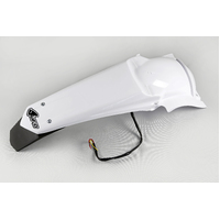 UFO Rear Fender Enduro/LED for Yamaha WR250F 2007-2014 (White)