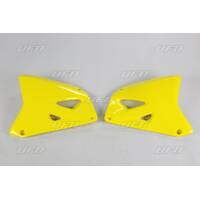 UFO Radiator Covers for Suzuki RM 250 2001-2023 (Yellow)