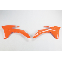 UFO Radiator Covers for KTM SXF 250 2011-2012 (Orange)
