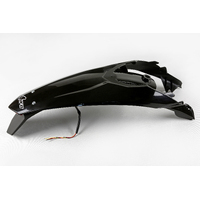 UFO Rear Fender Enduro/LED for KTM EXCF 450 2012-2016 (Black)