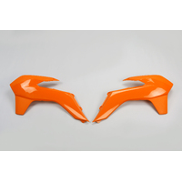 UFO Radiator Covers for KTM EXCF 450 2014-2016 (Orange)