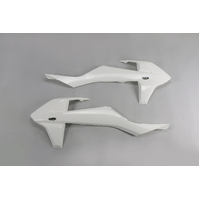 UFO Radiator Covers for KTM EXCF 350 2017-2019 (White)