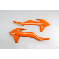 UFO Radiator Covers for KTM EXCF 250 2017-2019 (Orange)