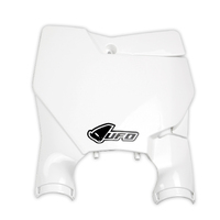 UFO Stadium Number Plate for KTM SXF 350 2016-2022 (White)