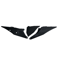 UFO Side Panels/With LH Airbox Cover for KTM EXCF 250 2020-2023 (Black)