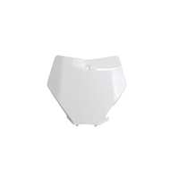 UFO Number Plate for KTM SXF 450 2019-2022 (White)
