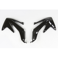UFO Radiator Covers for Honda CRF450X 2005-2007 (Black)