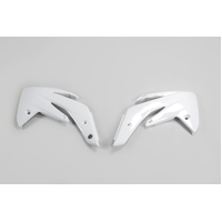 UFO Radiator Covers for Honda CRF150R 2007-2023 (White)