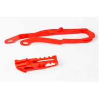 UFO Chain Guide/Slider for Honda CRF450X 2007-2016 (Red)