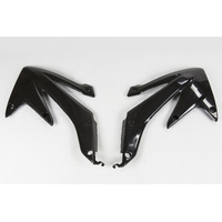 UFO Radiator Covers for Honda CRF450X 2008-2016 (Black)