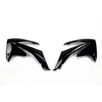 UFO Radiator Covers for Honda CRF450R 2009-2012 (Black)