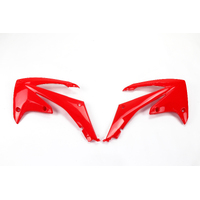 UFO Radiator Covers for Honda CRF450R 2009-2012 (Red)