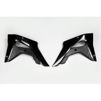 UFO Radiator Covers for Honda CRF450RX 2017-2020 (Black)