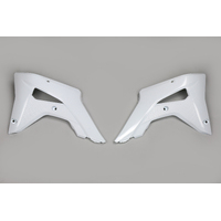 UFO Radiator Covers for Honda CRF250RX 2019-2021 (White)