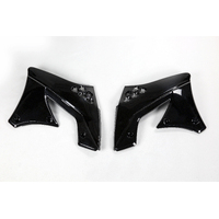 UFO Radiator Covers for Kawasaki KX250F 2012-2012 (Black)
