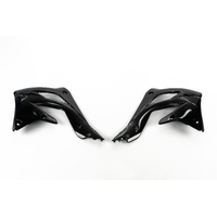 UFO Radiator Covers for Kawasaki KX450F 2012-2015 (Black)