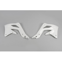 UFO Radiator Covers for Kawasaki KX450F 2012-2015 (White)