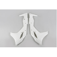 UFO Radiator Covers for Kawasaki KX250F 2017-2020 (White)