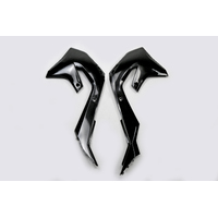 UFO Radiator Covers for Kawasaki KX450F 2019-2023 (Black)