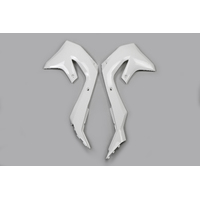 UFO Radiator Covers for Kawasaki KX250F 2021-2023 (White)