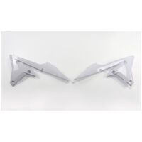 UFO Radiator Covers for Yamaha WR250F 2015-2019 (White)