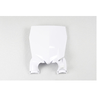 UFO Stadium Number Plate for Yamaha YZ 125 2015-2021 (White)