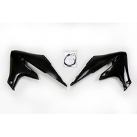 UFO Radiator Covers for Yamaha WR250F 2020-2023 (Black)