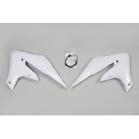 UFO Radiator Covers for Yamaha YZ450F 2018-2023 (White)