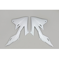 UFO Radiator Covers for Suzuki RMZ450 2018-2023 (White)