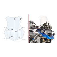 GIVI Windscreen for BMW R 1200 GS 2013-2018 (5124DT)