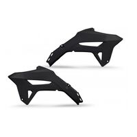 UFO Radiator Covers for Honda CRF250R 2022-2023 (Black)